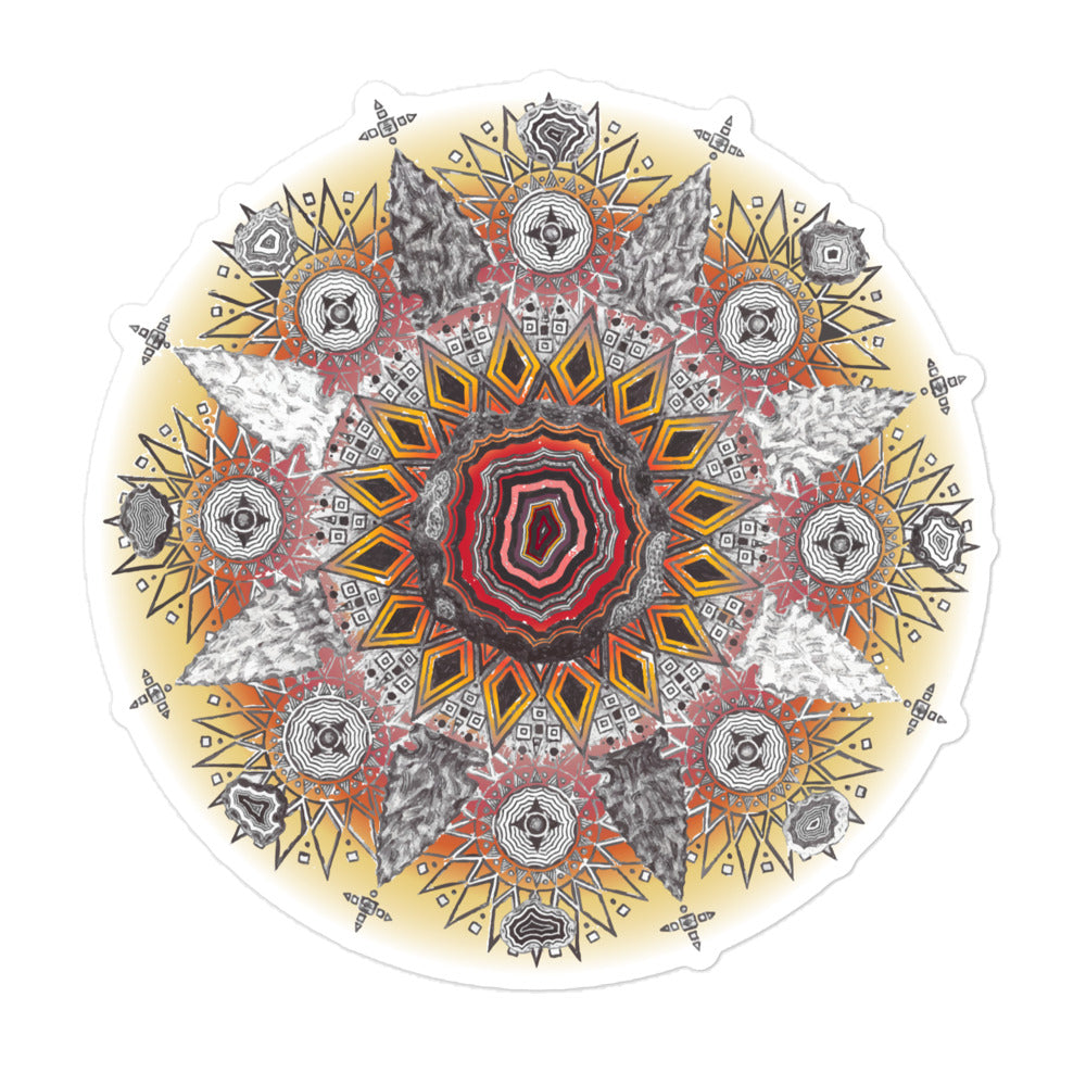 Agate Mandala stickers